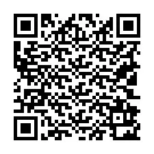 Código QR para número de teléfono +19102922523