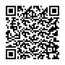 Código QR para número de telefone +19102924248