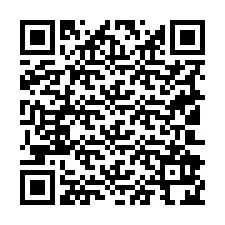 QR-Code für Telefonnummer +19102924952