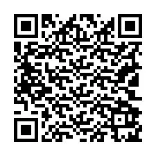 Kode QR untuk nomor Telepon +19102925325