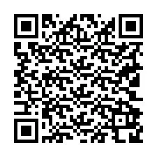 QR-Code für Telefonnummer +19102928222