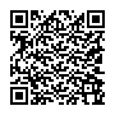 Código QR para número de teléfono +19102964386