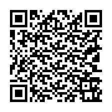 QR-код для номера телефона +19103161920