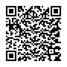 Código QR para número de teléfono +19103304098