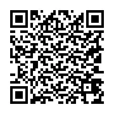 Código QR para número de telefone +19103474982