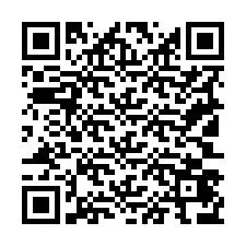 QR код за телефонен номер +19103476321