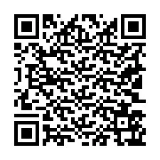 Código QR para número de telefone +19103567536