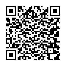 Código QR para número de telefone +19104218527