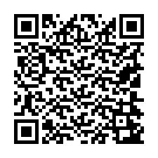 Código QR para número de teléfono +19104243017