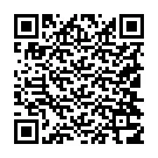 Código QR para número de telefone +19104316676