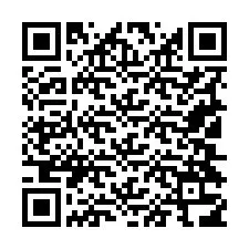 QR-код для номера телефона +19104316677