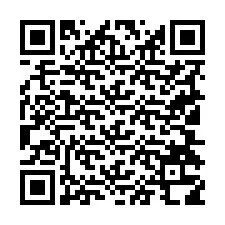 Código QR para número de telefone +19104318726