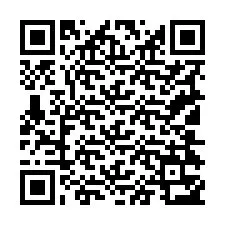 QR-kood telefoninumbri jaoks +19104353491