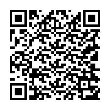 QR kód a telefonszámhoz +19104353494