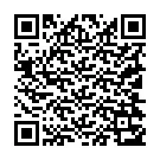 Kode QR untuk nomor Telepon +19104353498