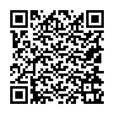 QR-Code für Telefonnummer +19104361987