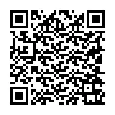 Código QR para número de telefone +19104361992