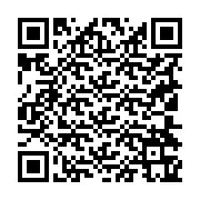 Código QR para número de teléfono +19104365602