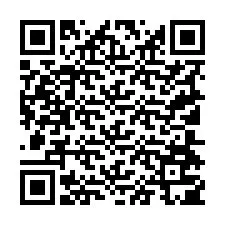 Código QR para número de telefone +19104705348