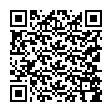 Código QR para número de telefone +19105584672