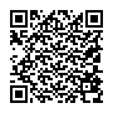 Código QR para número de telefone +19105838703