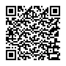 Código QR para número de teléfono +19106333804