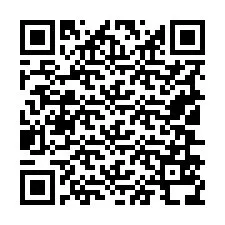 Código QR para número de teléfono +19106538177