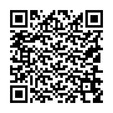 Código QR para número de teléfono +19106658483