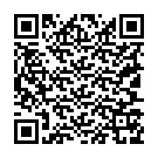 Código QR para número de teléfono +19107179120