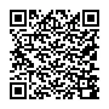 Código QR para número de teléfono +19107580213