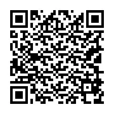 Codice QR per il numero di telefono +19109878435