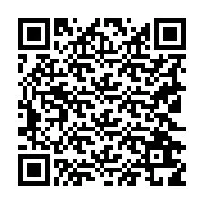 Código QR para número de teléfono +19122619772