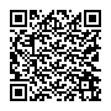 Código QR para número de teléfono +19122665734