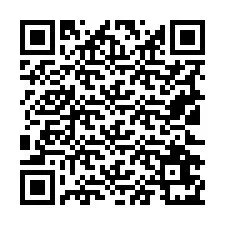 Código QR para número de teléfono +19122671747