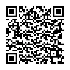 Código QR para número de teléfono +19122678654