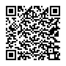 Código QR para número de teléfono +19123360227