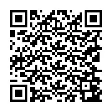 Codice QR per il numero di telefono +19126043192