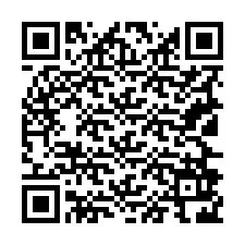 QR-code voor telefoonnummer +19126926625