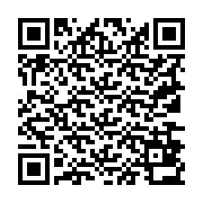 Código QR para número de teléfono +19136832488