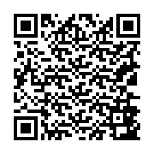 Código QR para número de telefone +19136843875