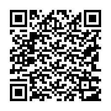 QR kód a telefonszámhoz +19143303613