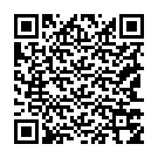 QR-koodi puhelinnumerolle +19143754491