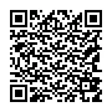 Código QR para número de teléfono +19143819641