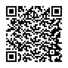 Código QR para número de telefone +19144026295