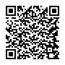 QR-Code für Telefonnummer +19144750489