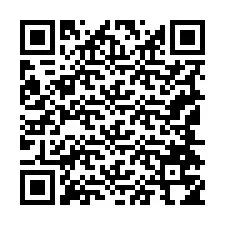 Código QR para número de teléfono +19144754795