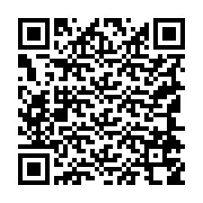 Código QR para número de teléfono +19144758904