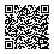 Código QR para número de teléfono +19152003376