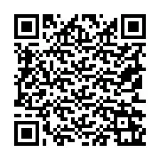 Código QR para número de teléfono +19152261403