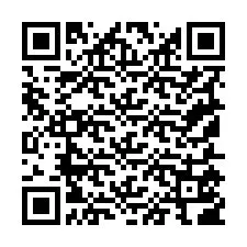 QR Code pour le numéro de téléphone +19155506011